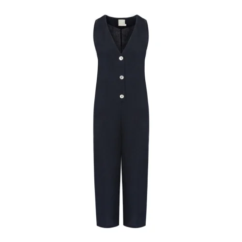 Dor Raw Luxury - By The Lake Maggiore Linen Jumpsuit