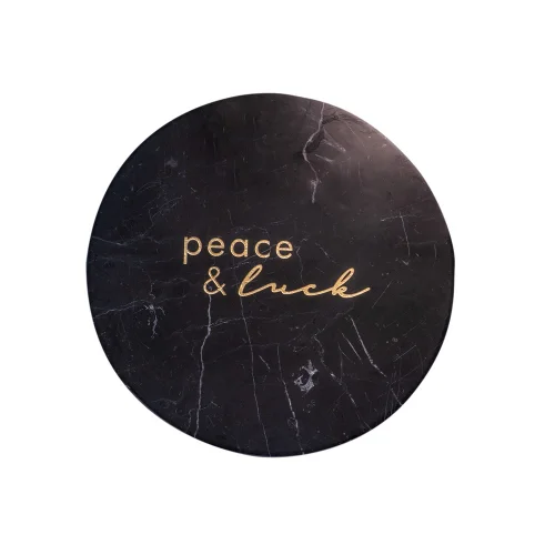 Minval - Peace & Luck Marble Plate