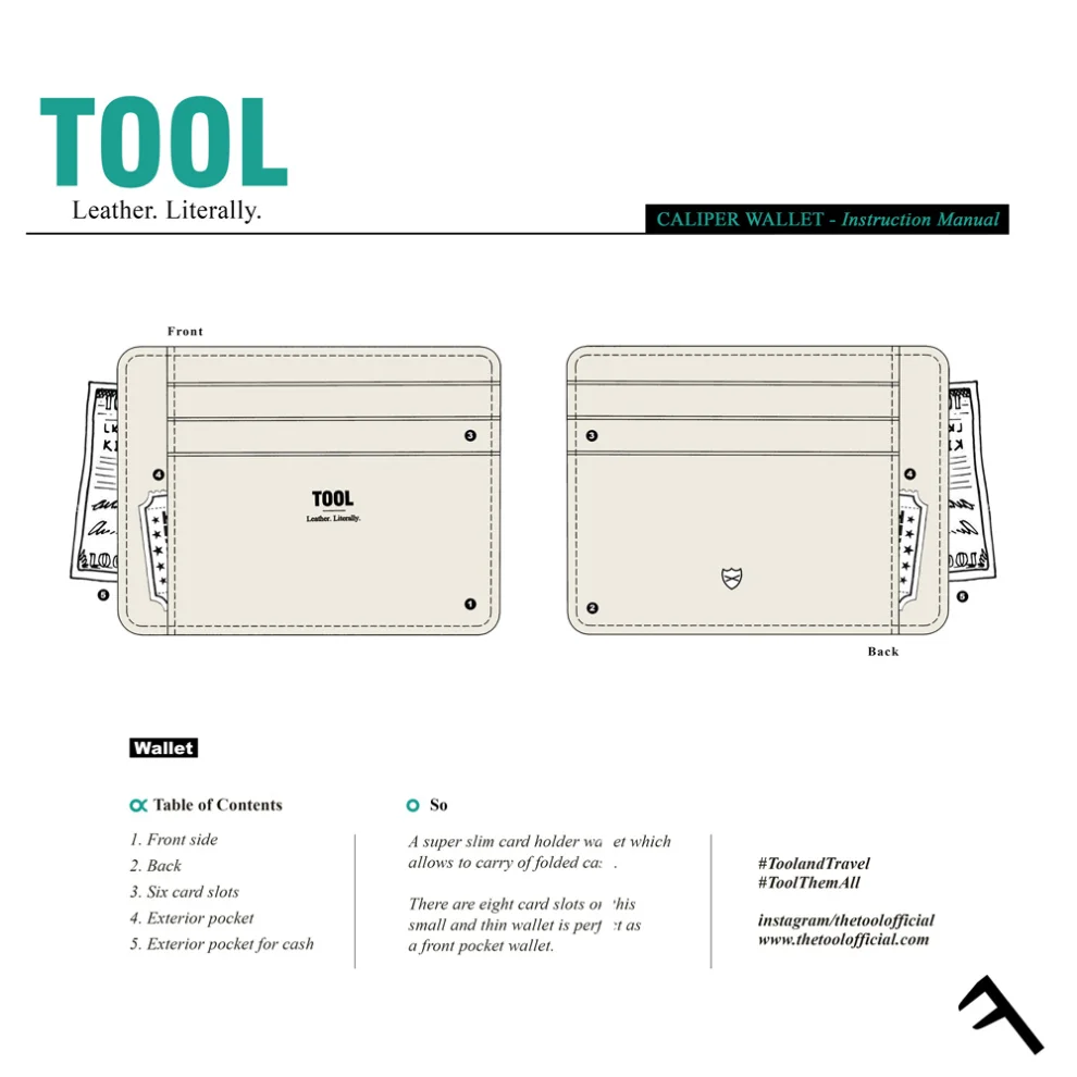 Tool - Caliper Cüzdan