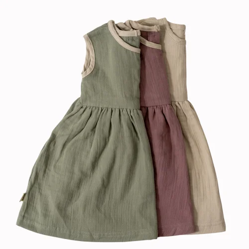 Miela Kids - Organic Pina Muslin Dress