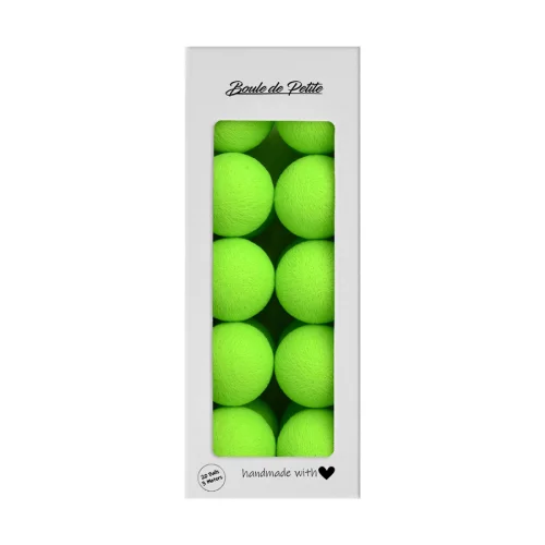 Boule De Petite - Neon Green Lamp