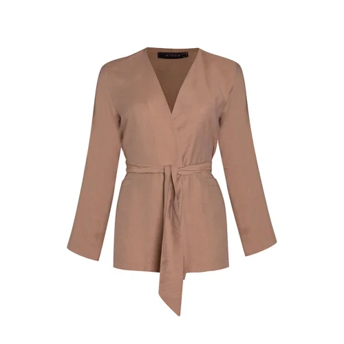 Rivus - Belted Viscose Jacket