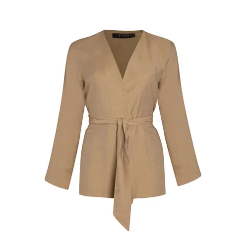 Rivus - Belted Viscose Jacket