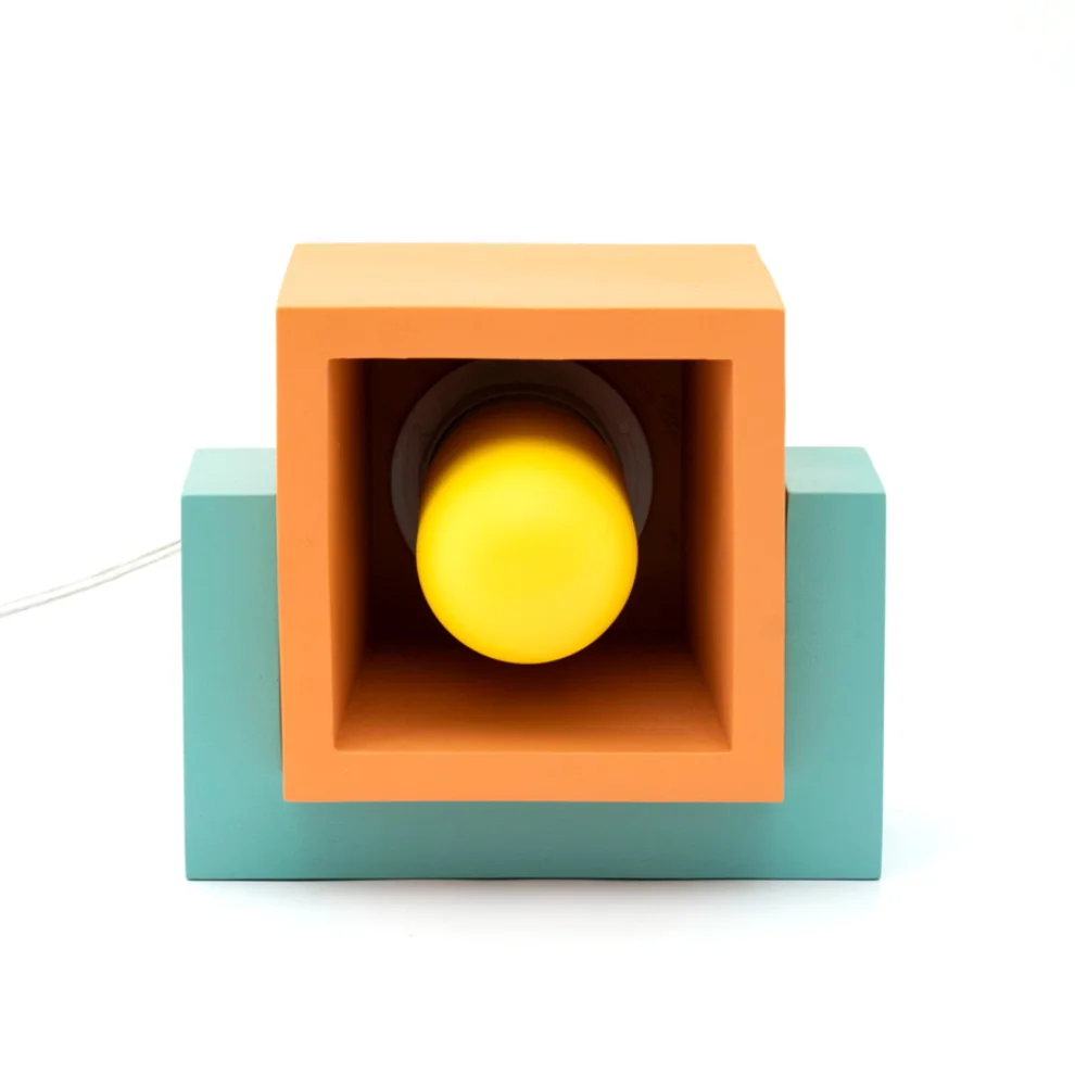 Womodesign - Marshmallow Concrete Wooden Lamp