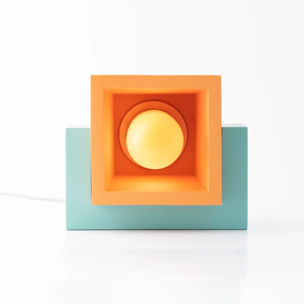 Womodesign - Marshmallow Concrete Wooden Lamp