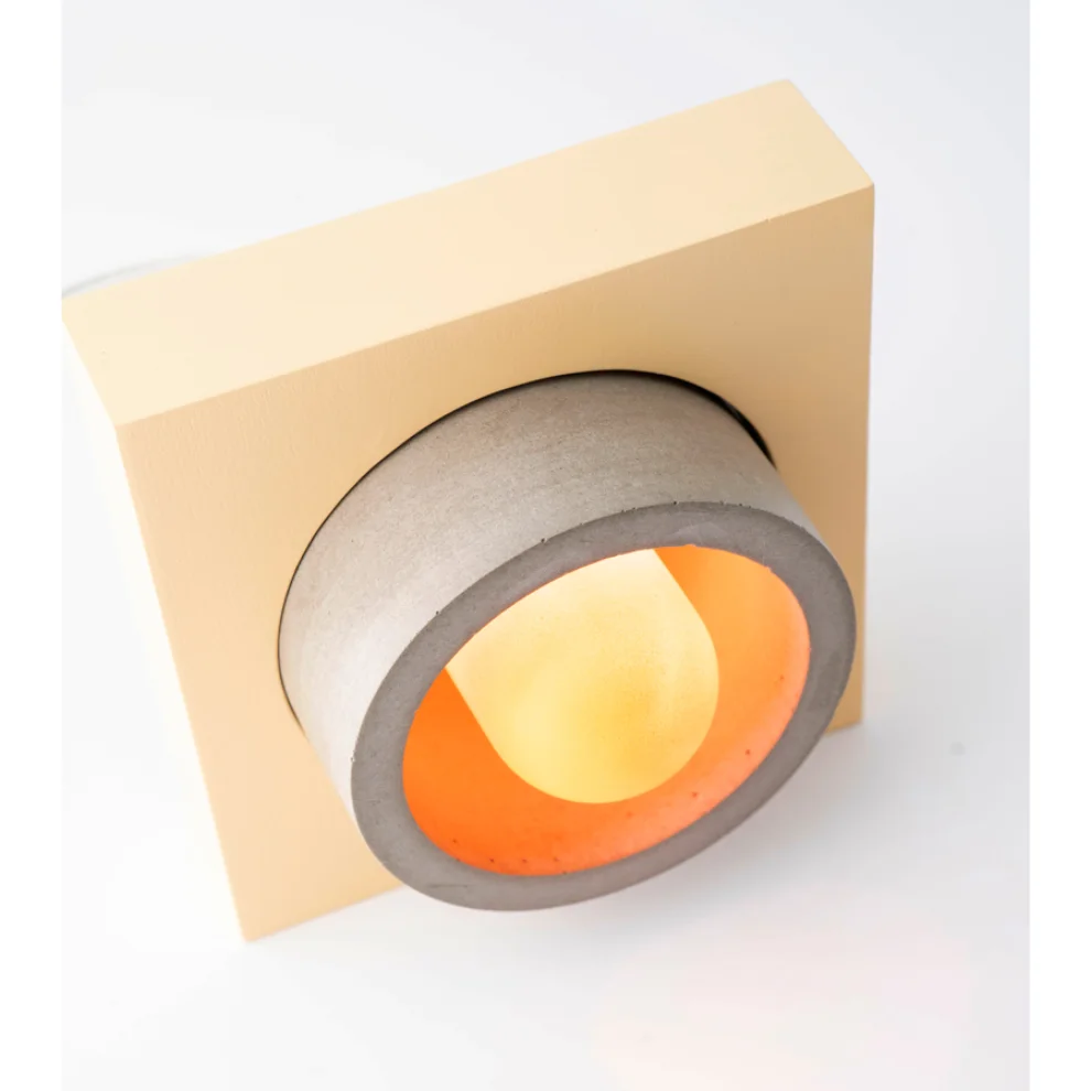 Womodesign - Donut Concrete Wooden Lamp