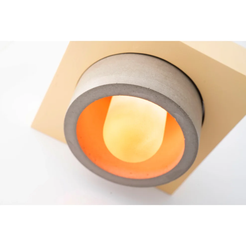 Womodesign - Donut Concrete Wooden Lamp