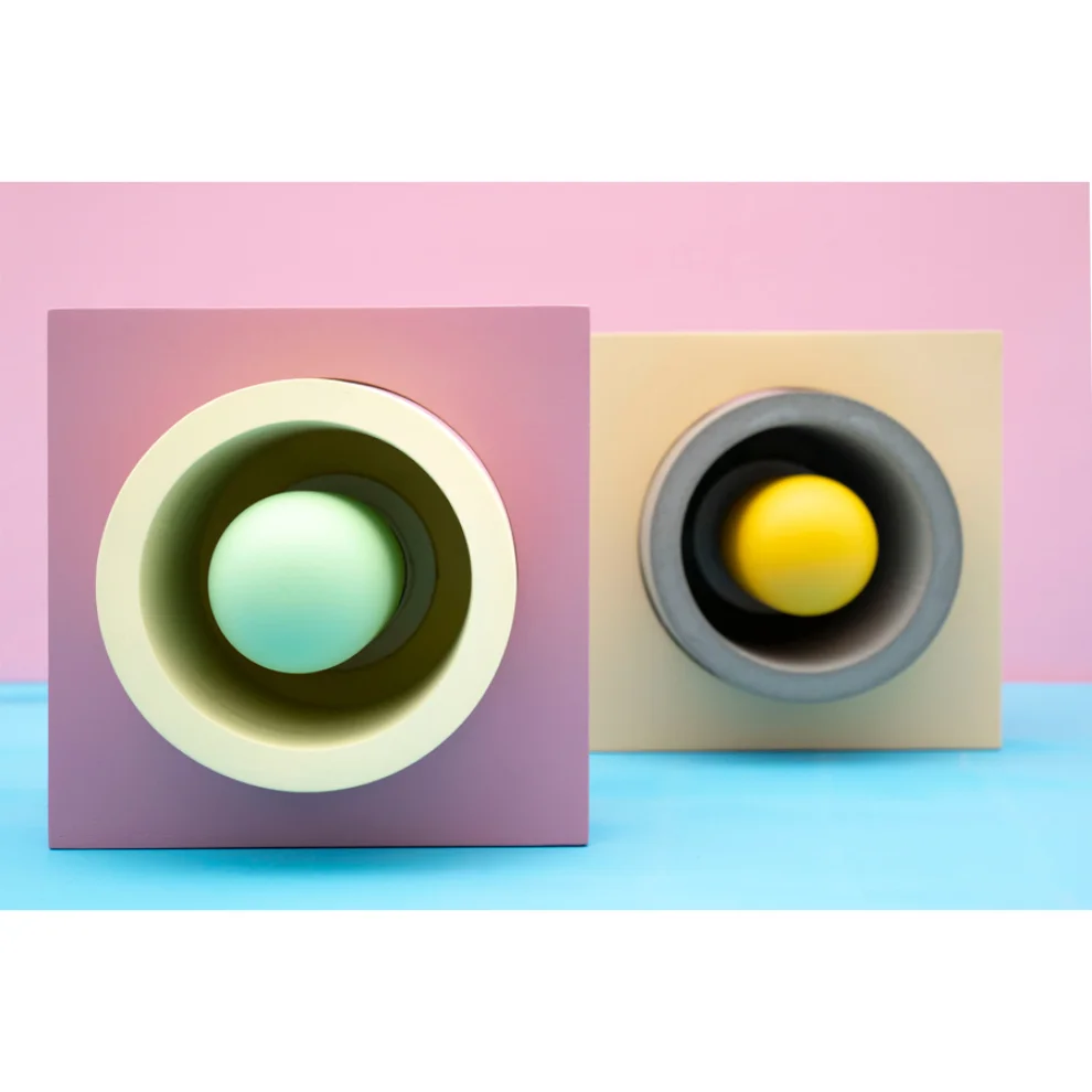 Womodesign - Donut Concrete Wooden Lamp