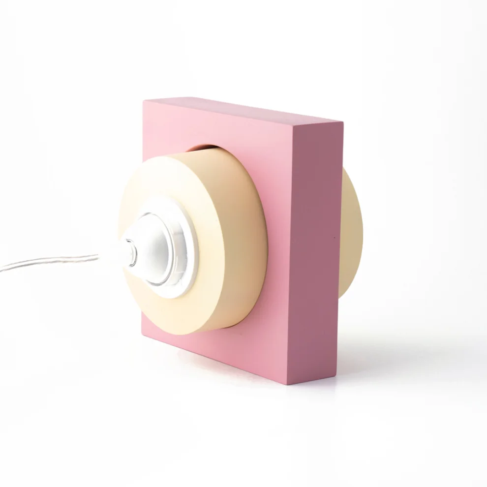 Womodesign - Donut Concrete Wooden Lamp