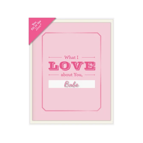 Knock Knock - What I Love About You Fill in the Love® Card Booklet