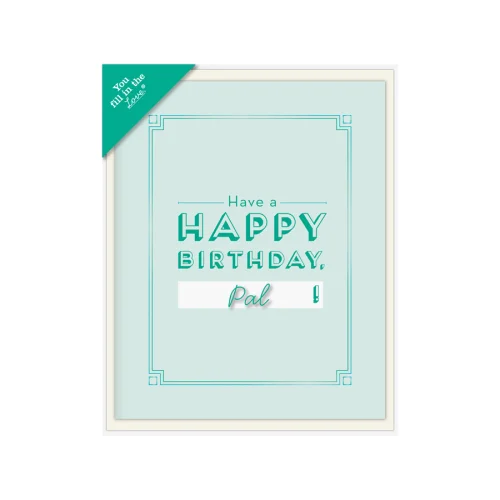 Knock Knock - Happy Birthday Fill in the Love® Card Booklet