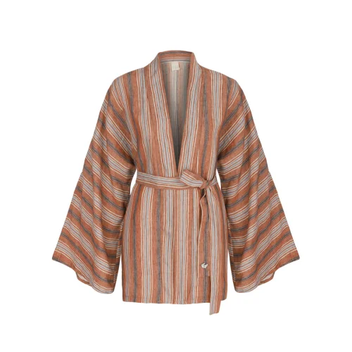 Dor Raw Luxury - As Above So Below Linen Kimono