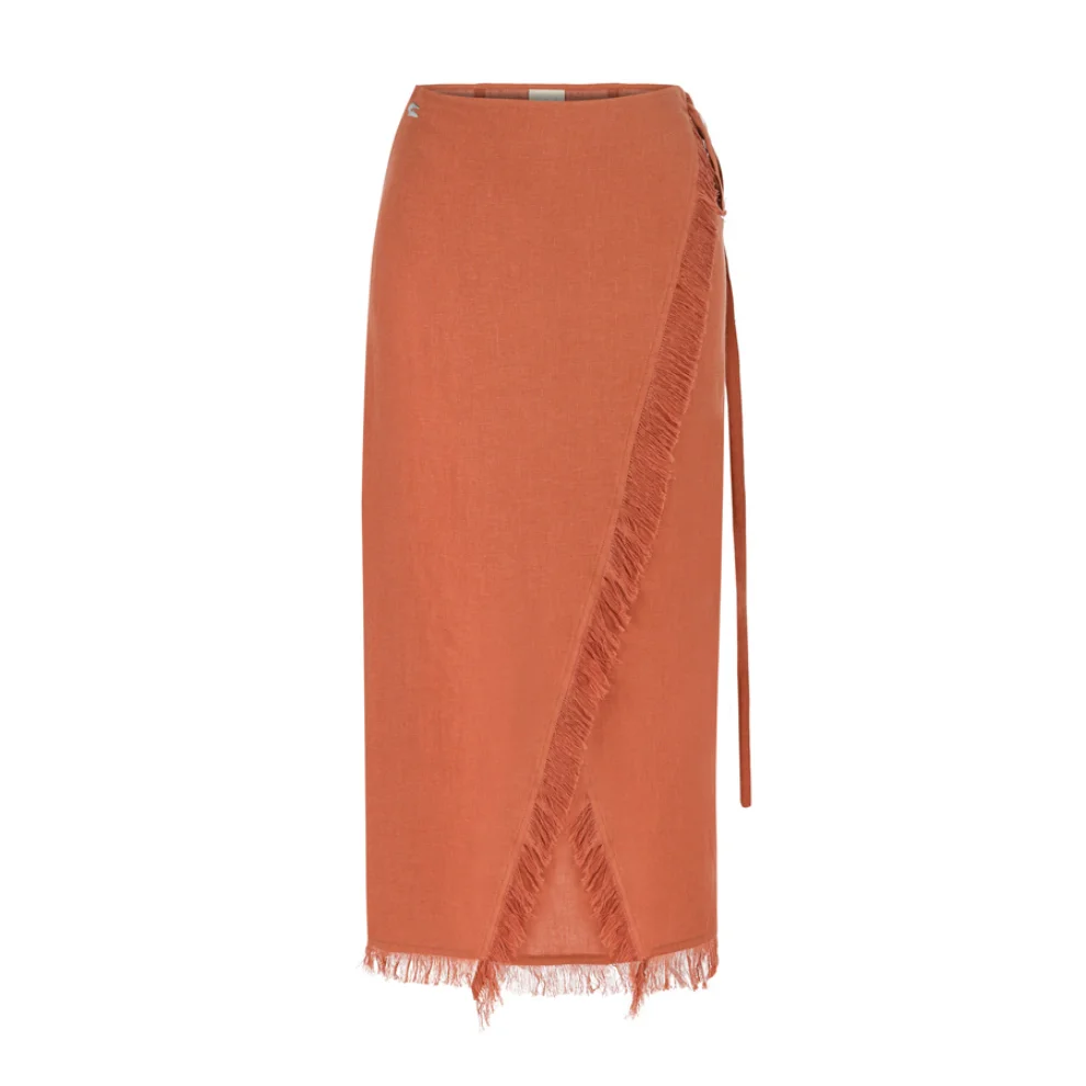 Dor Raw Luxury - Deeply Rooted Linen Skirt