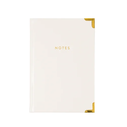 Eccolo - Gold Corners Journal Cream