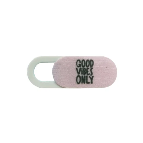 Funsy - Sliding Webcam Cover | Good Vibes Only