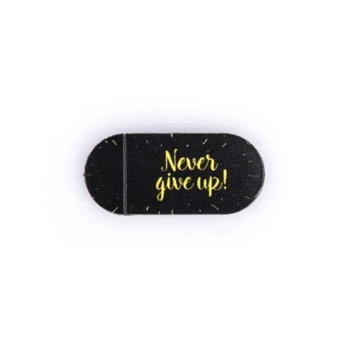 Funsy - Sliding Webcam Cover | Never Give Up