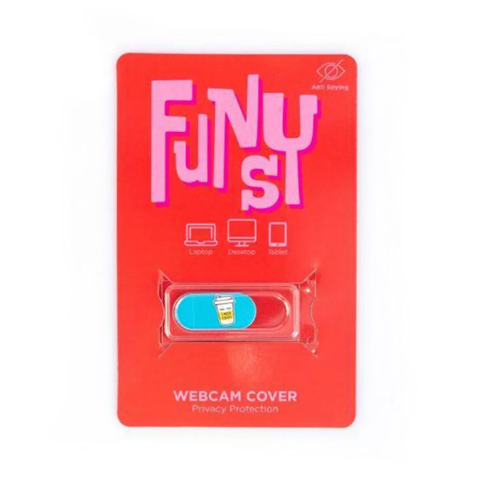 Funsy - Sliding Webcam Cover | I Need Coffee