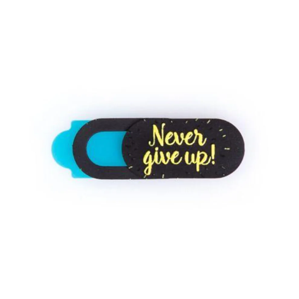 Funsy - Laptop & Tablet Kamera Kapatıcı | Never Give Up Mini