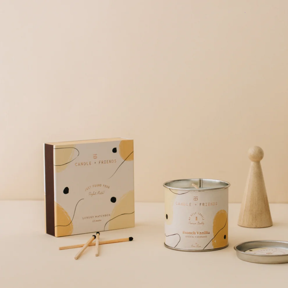 Candle and Friends - No.1 French Vanilla Kibrit Kutusu