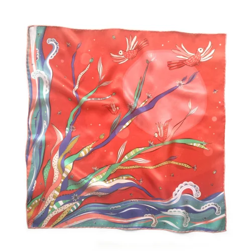 Be Mine Design - Tree of life Silk Bandana