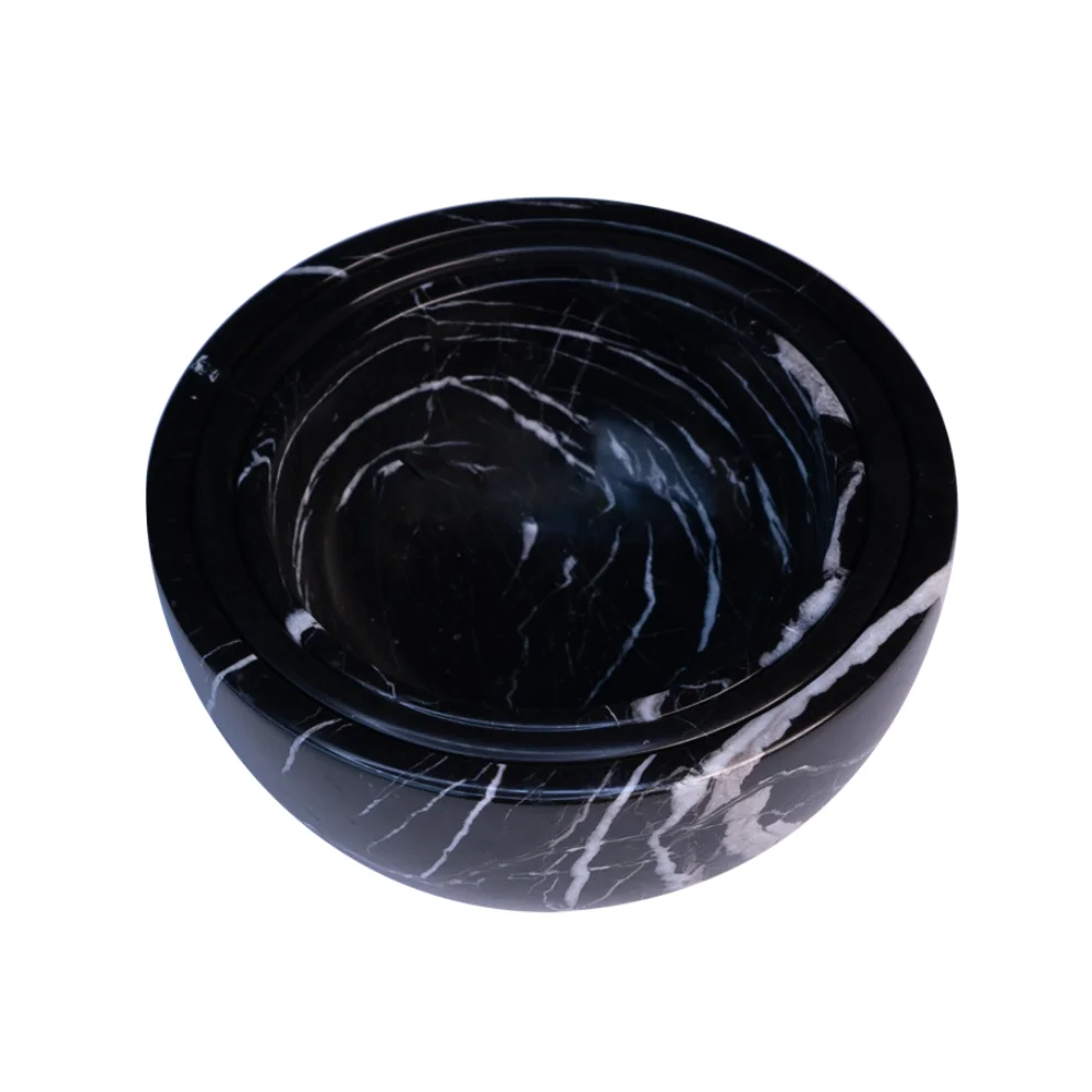 Minval - Shell Marble Vessels - Set of 3