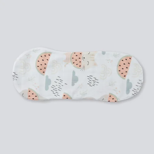 Deeperlove - Muslin Burpy Bib - Watermelon