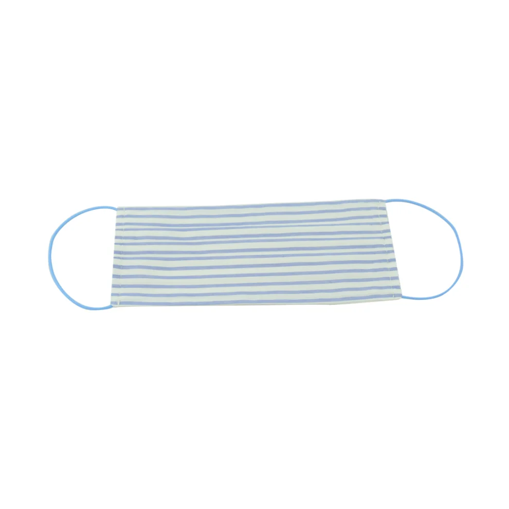 Atelier 99 - Blue White Stripes Washable Cotton Mask