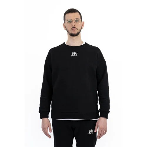 Fifty Pieces - Düşük Omuzlu Sweatshirt