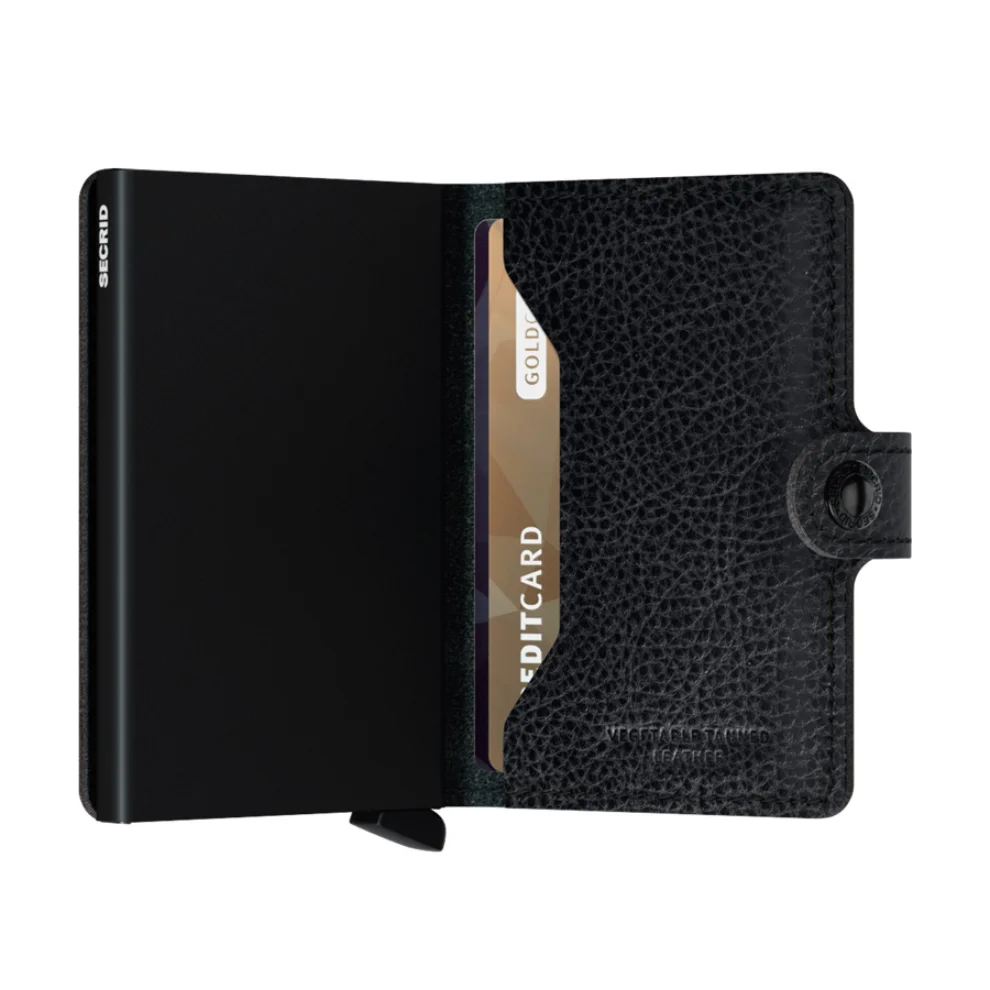 Secrid - Miniwallet Veg Tanned Black Black Cüzdan