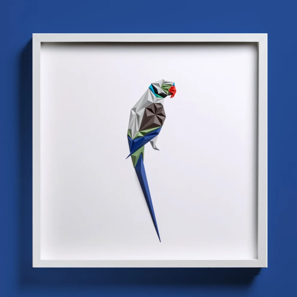 Paperpan	 - Blue Parakeet Artwork