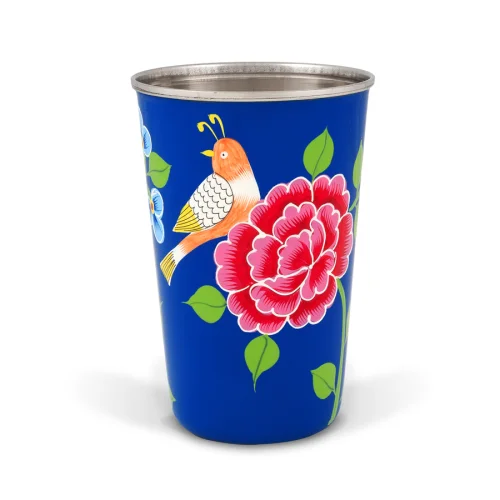 3rd Culture - Navy Bird Tumbler