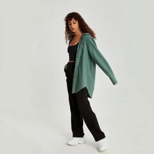 Fok - Oversized Hoodie Women Shirt