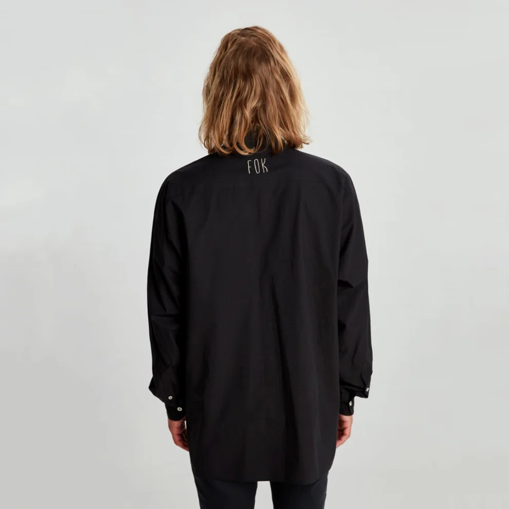 Fok - Oversized Men Shirt With Pocket