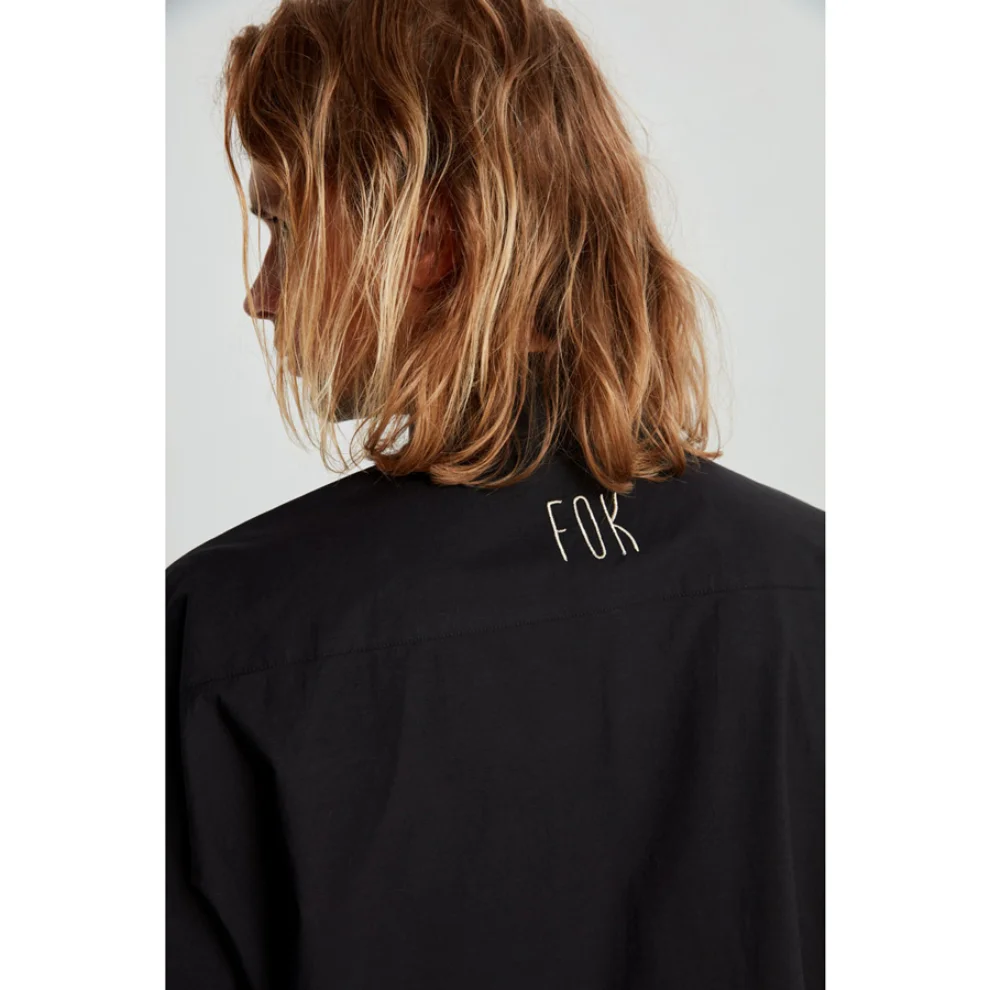 Fok - Oversized Men Shirt With Pocket