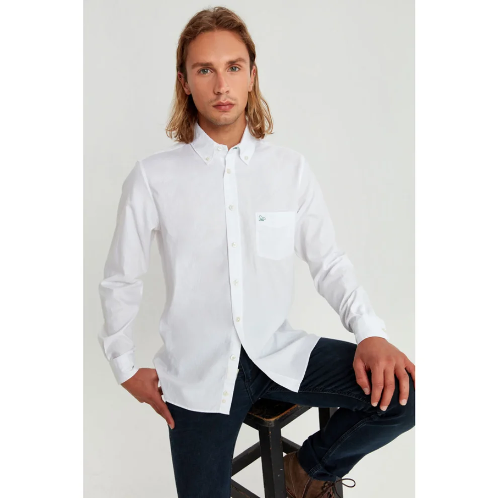 Fok - Button Down Men Shirt