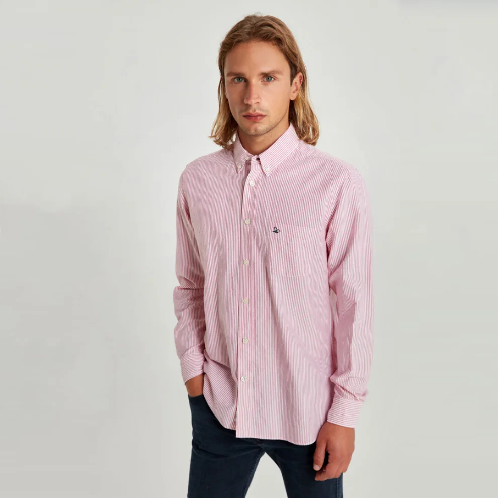 Fok - Button Down Men Shirt