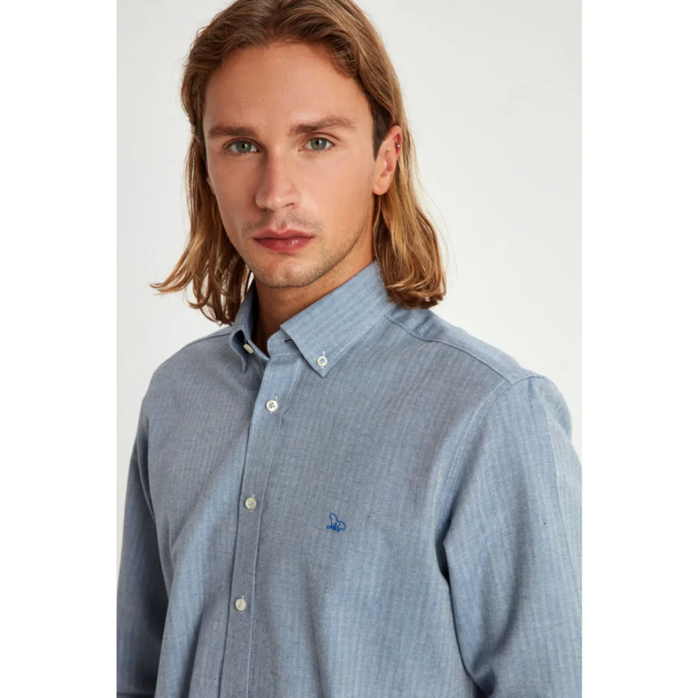 Fok - Button Down Men Shirt