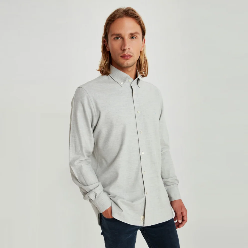 Fok - Button Down Men Shirt