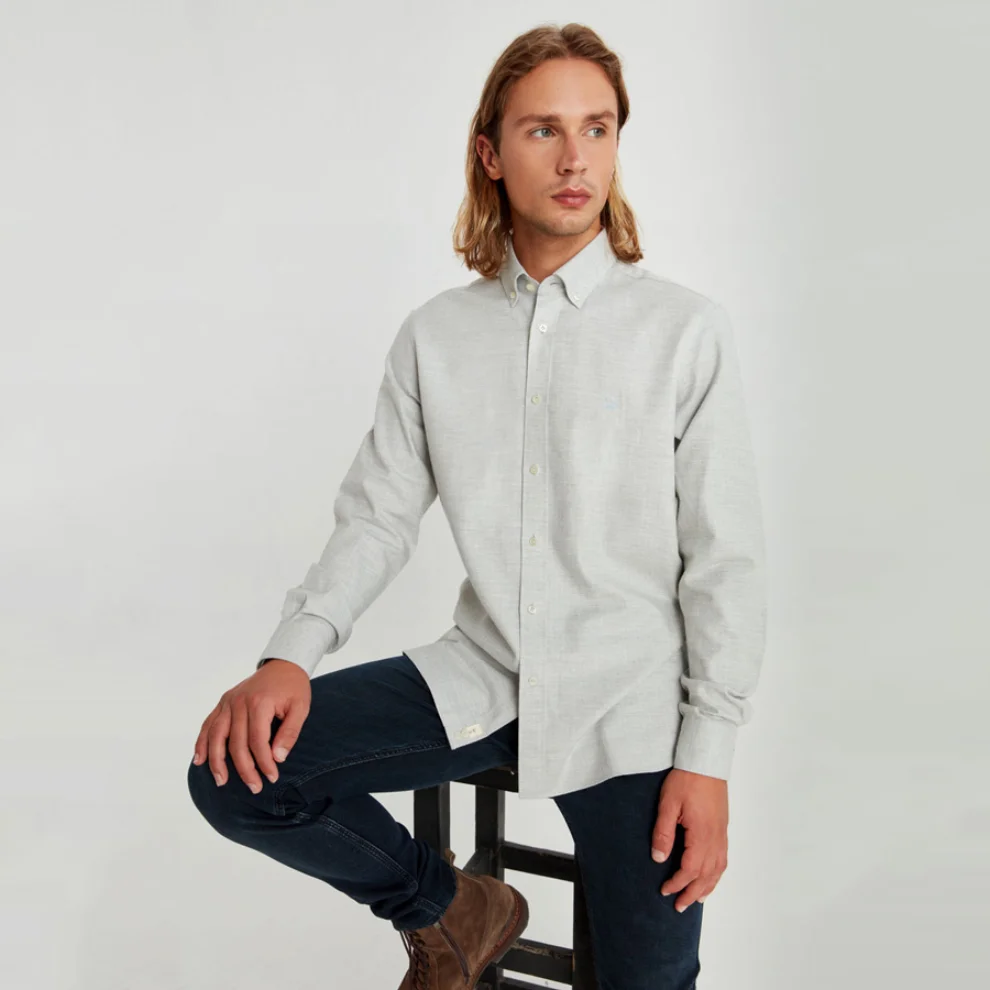 Fok - Button Down Men Shirt