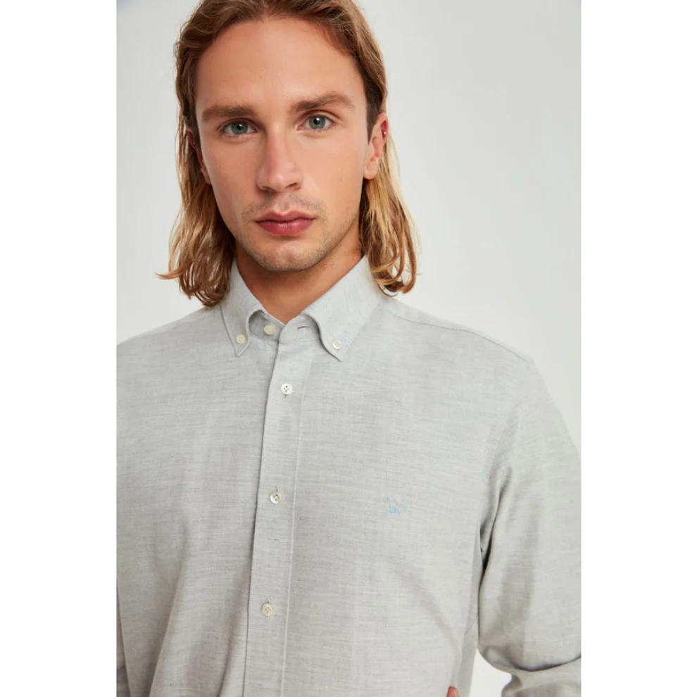 Fok - Button Down Men Shirt