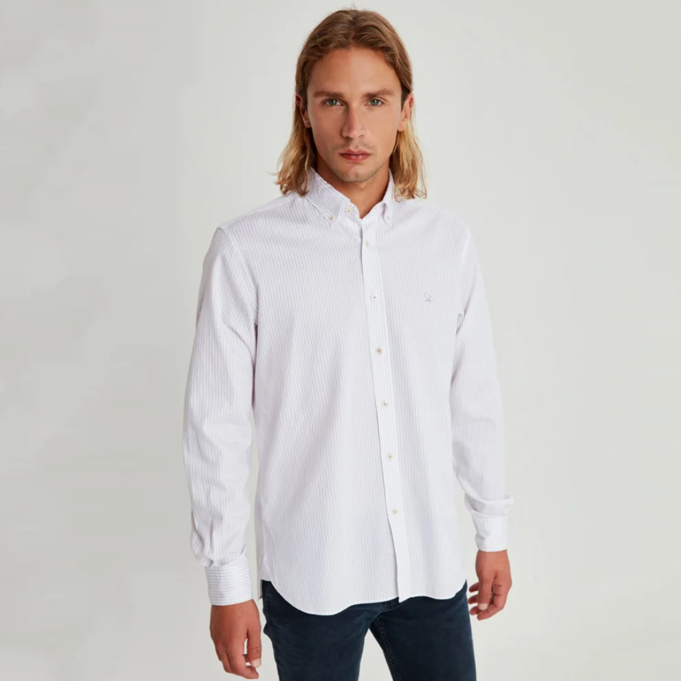 Fok - Button Down Men Shirt