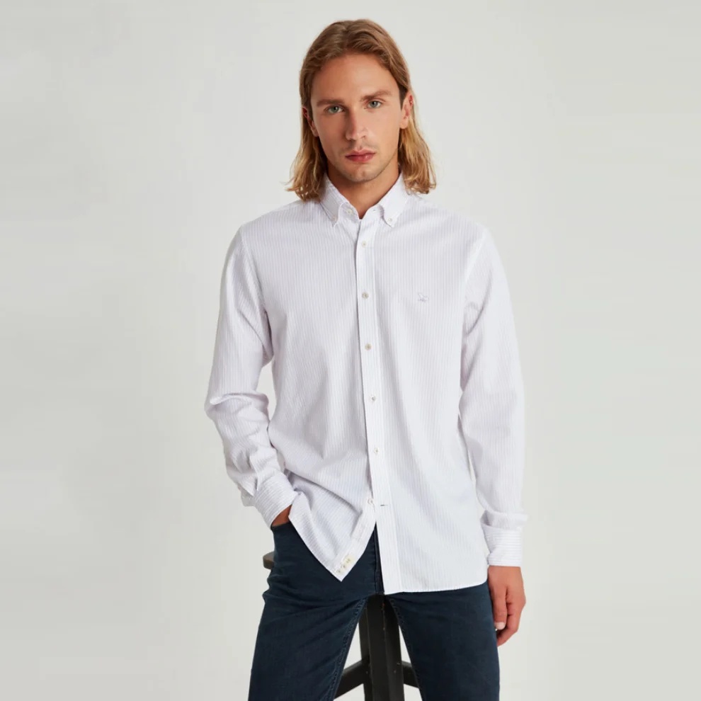 Fok - Button Down Men Shirt