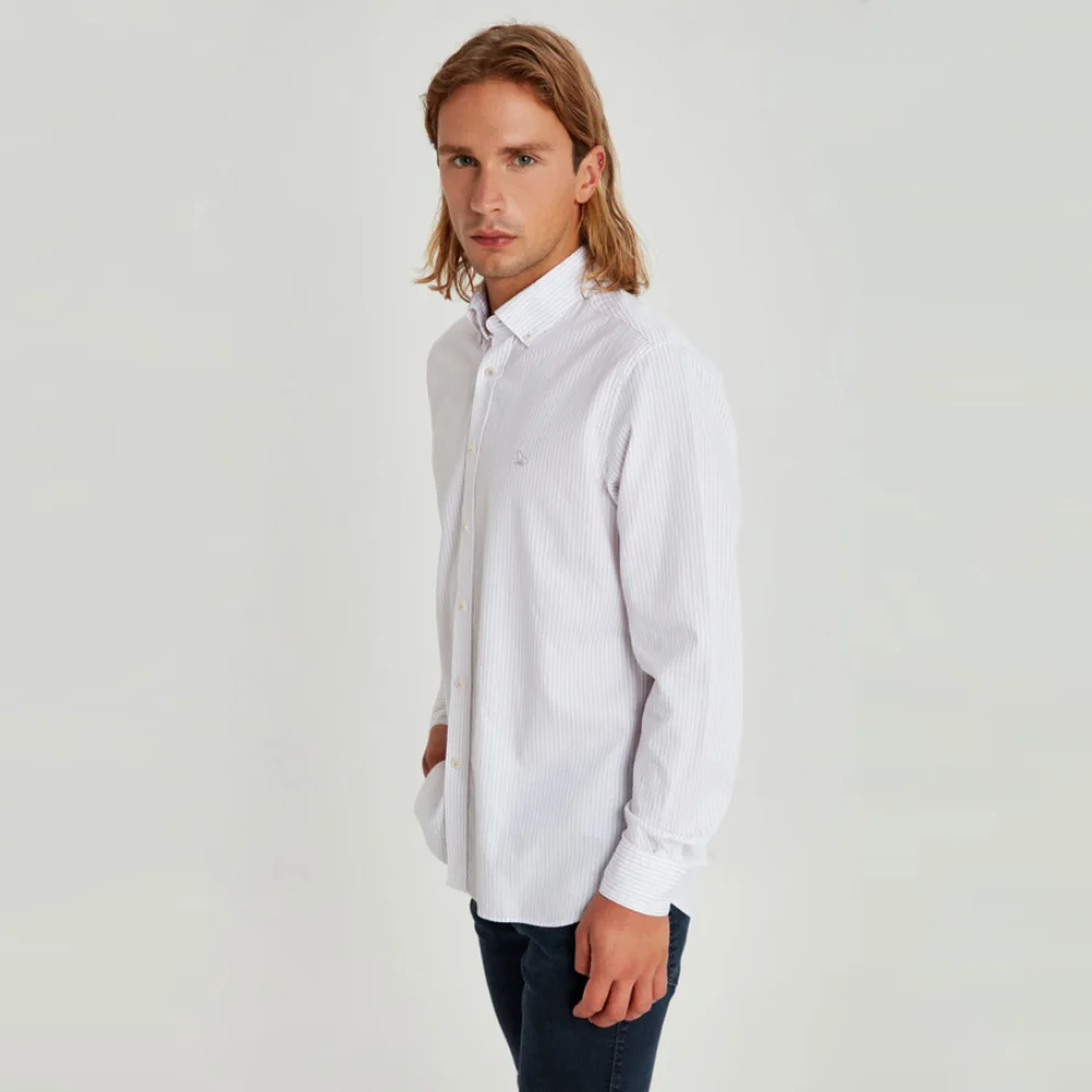 Fok - Button Down Men Shirt