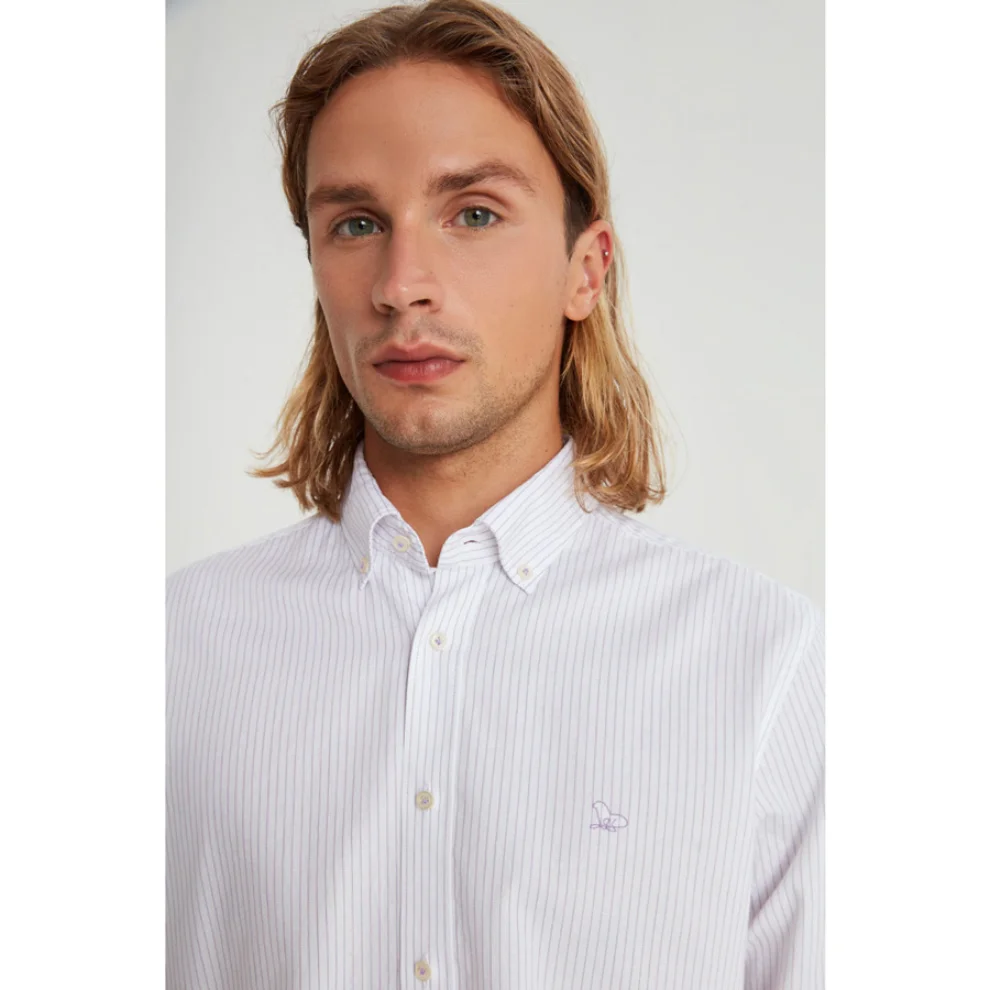 Fok - Button Down Men Shirt