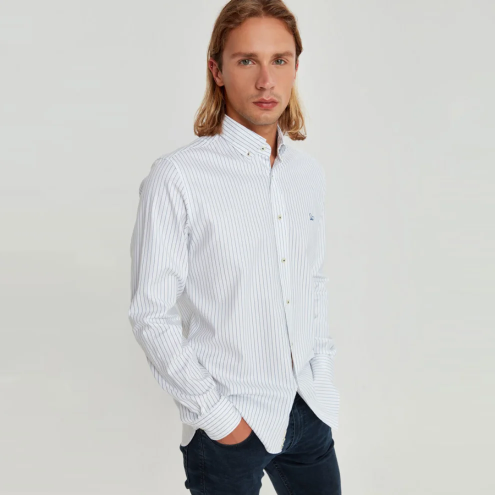 Fok - Button Down Men Shirt