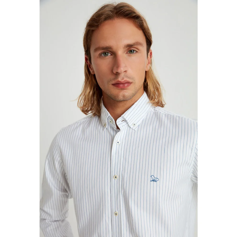 Fok - Button Down Men Shirt