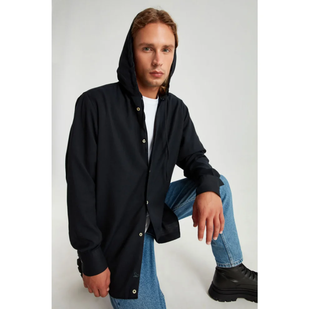 Fok - Oversized Hoodie Men Shirt