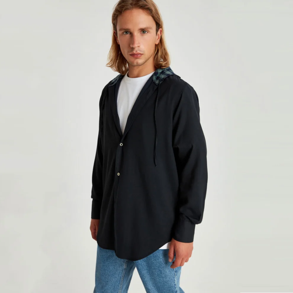 Fok - Oversized Hoodie Men Shirt