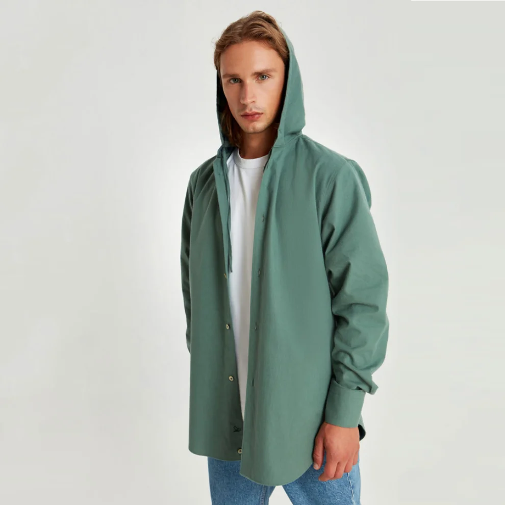 Fok - Oversized Hoodie Men Shirt