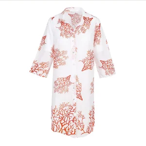 Coral Gömlek Elbise